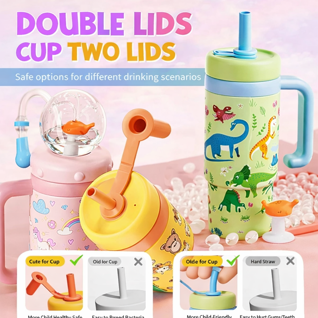 Whale Splash Tumbler™ – Leak-Proof Kids & Adults Fun Drinking Cup (24oz)