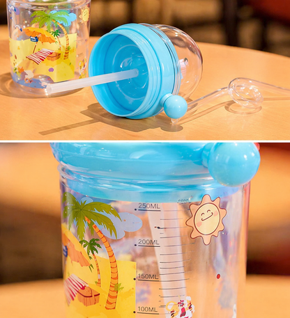 Magic Whale Sippy Cup – Spill-Proof Kids Water Bottle