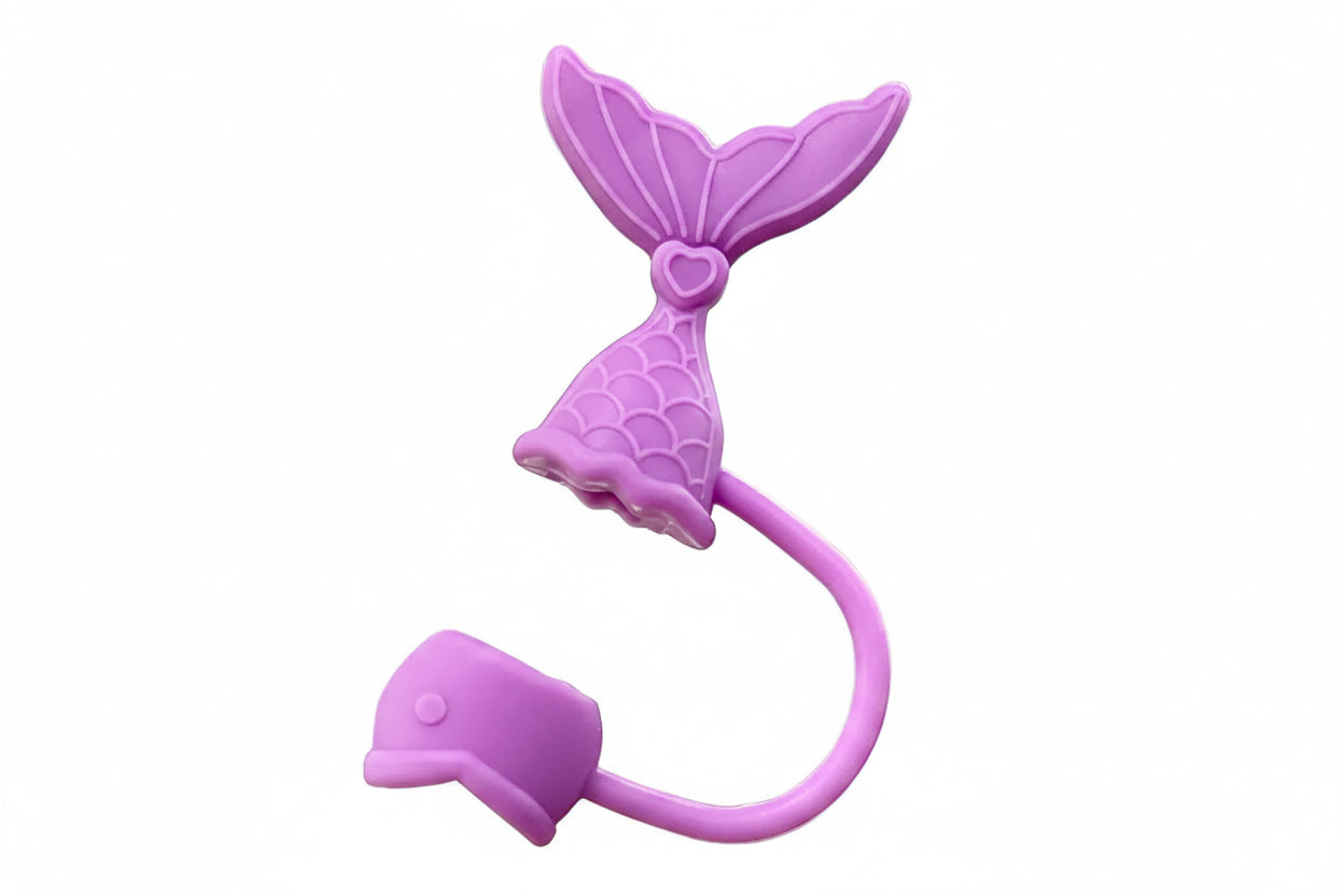 MermaidSeal™ Straw Cover (Leak-Proof • Dust Guard • 8–10mm Fit)