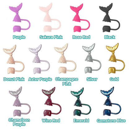 MermaidSeal™ Straw Cover (Leak-Proof • Dust Guard • 8–10mm Fit)