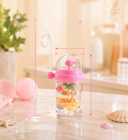 Magic Whale Sippy Cup – Spill-Proof Kids Water Bottle